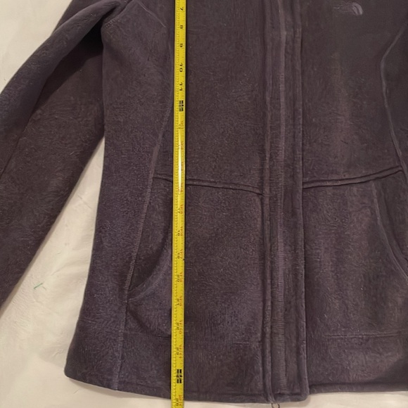THE NORTH FACE WOMEN’S SWEATER FLEECE HOODED ZIP-UP JACKET SIZE MEDIUM PURPLE - Picture 16 of 16